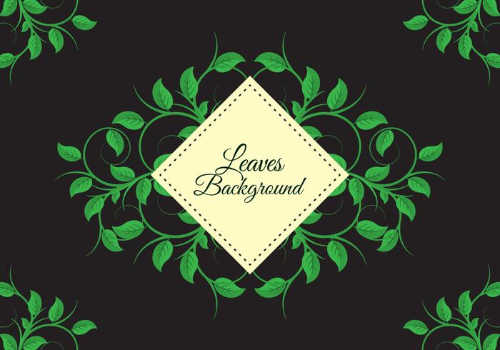 Free Leaves Background Vector