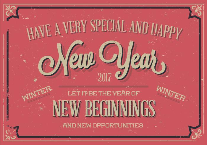 Special Happy New Year Vector