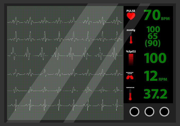 Heart Beat Monitor vector