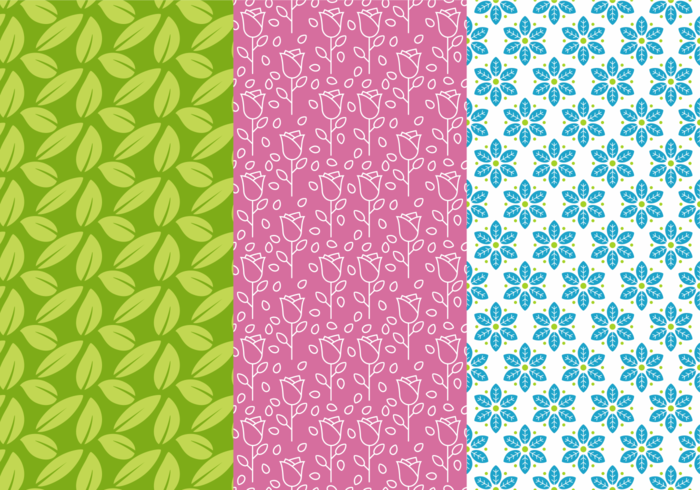 Background Daun Seamless Patterns vector