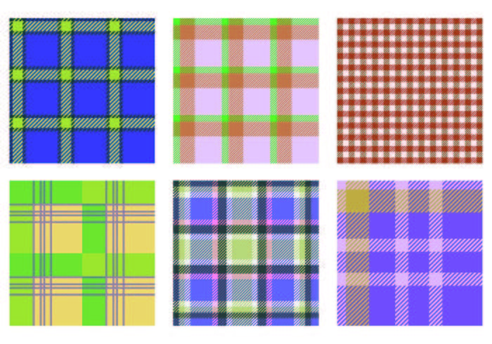 Vector Flannel Patterns