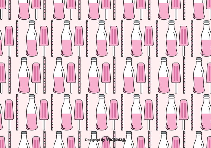 Soda Pop Popscicle Pattern Vector