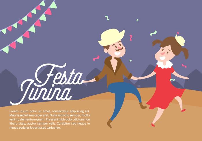 Festa Junina Background vector