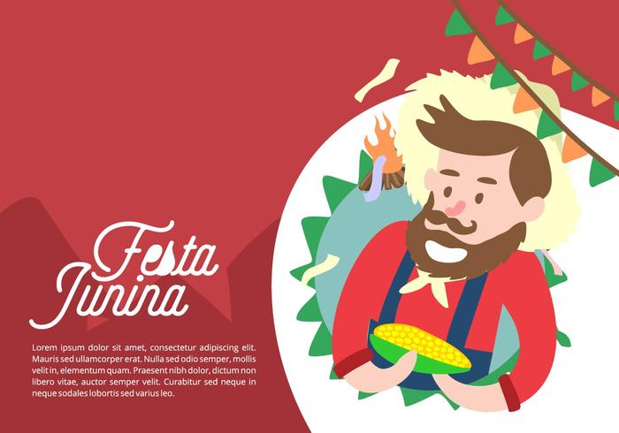 Festa Junina Background vector