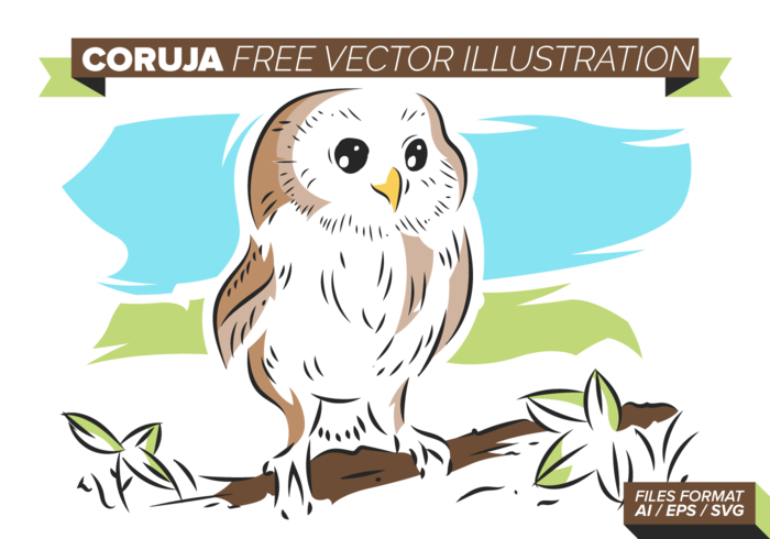 Coruja Free Vector Illustration Coruja Free Vector Illustration