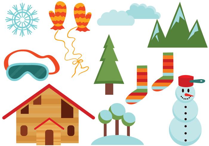 Free Winter Vectors Free Winter Vectors
