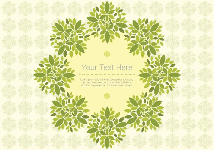 Leaf Background Pattern vector