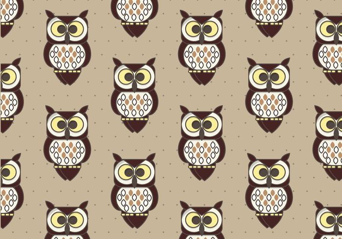 Coruja Pattern Background vector