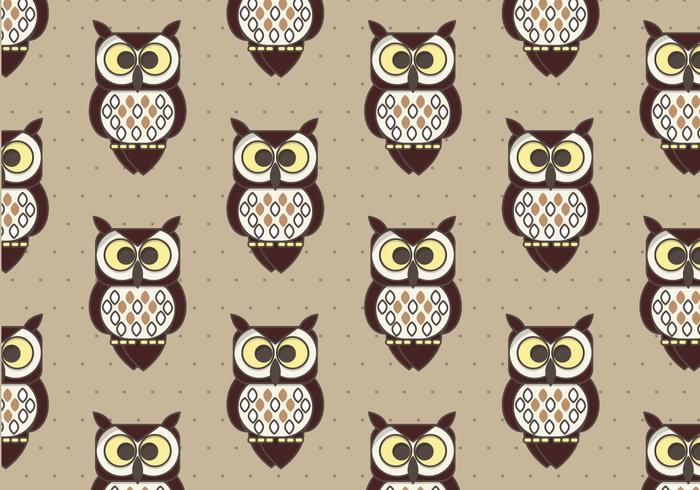 Coruja Pattern Background vector