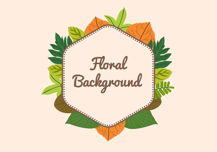 Free Leaf Background vector