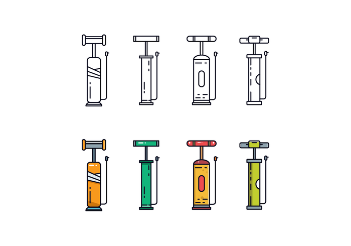 Free Air Pump Vector Pack Free Air Pump Vector Pack