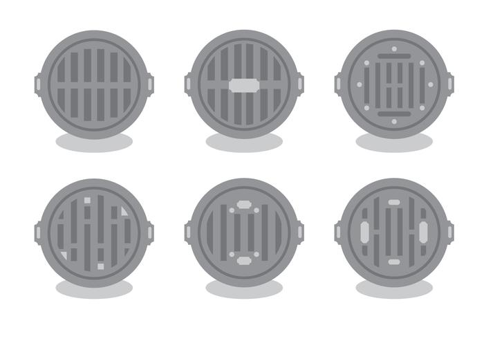 Manhole Vector Set Manhole Vector Set