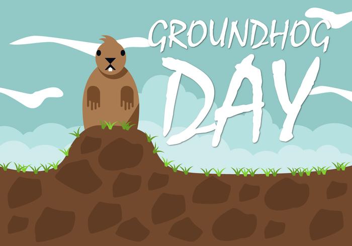 Free Groundhog Day Vector Free Groundhog Day Vector