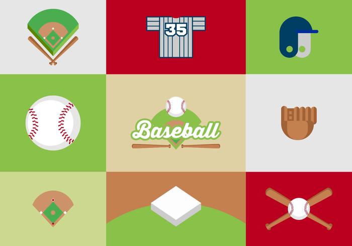 Free Baseball Diamond Vector Design