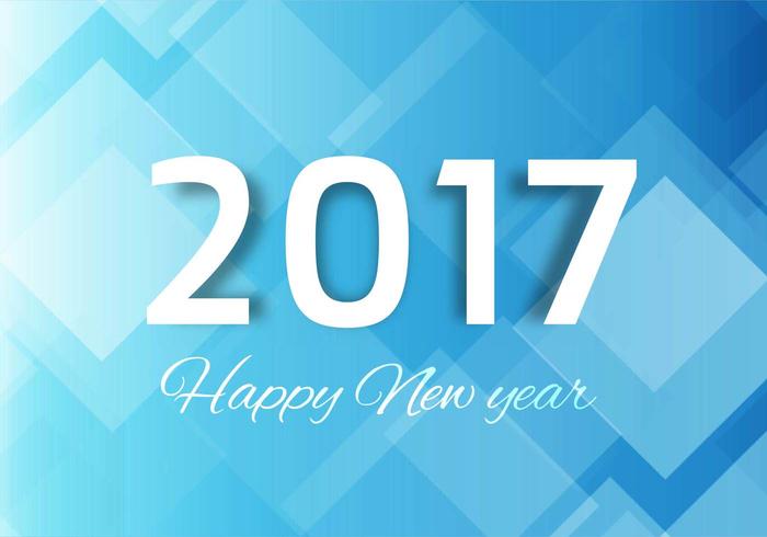 Free Vector New Year 2017 Background