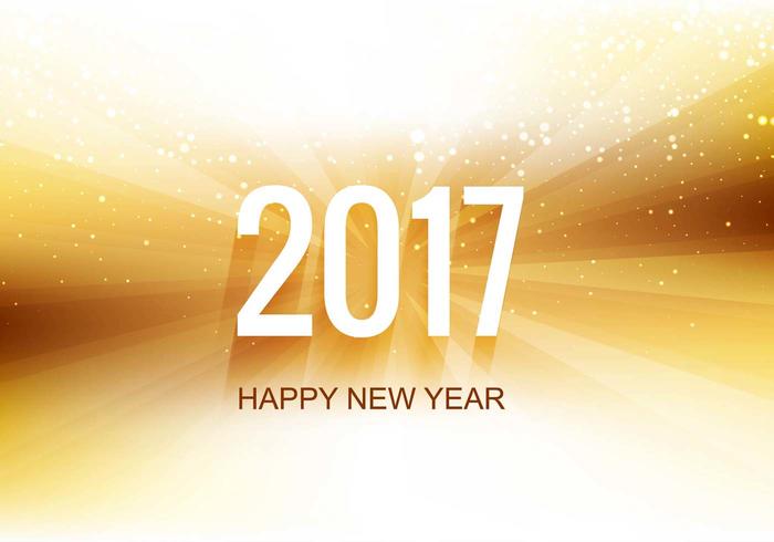 Free Vector New Year 2017 Background