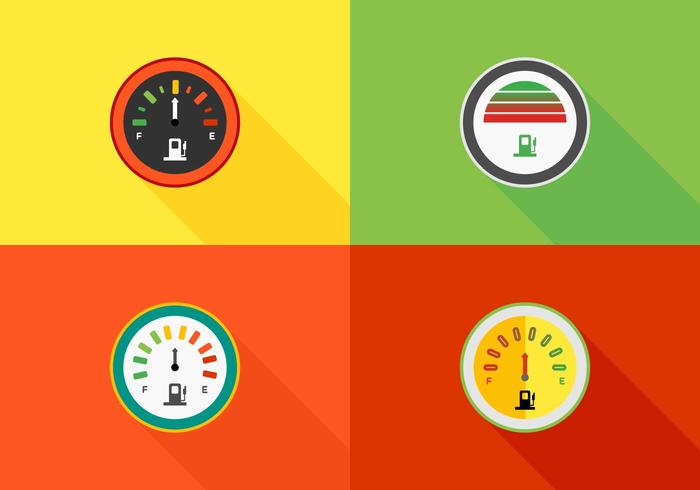 Colorful Speedometers Vector Colorful Speedometers Vector