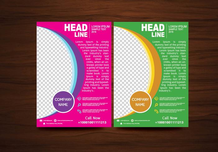 Vector Brochure Flyer design Layout template in A4 size