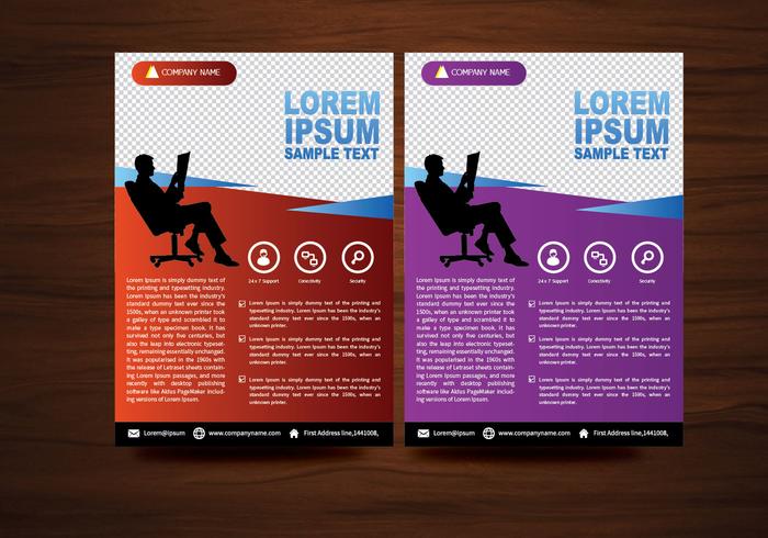 Vector Brochure Flyer design Layout template in A4 size