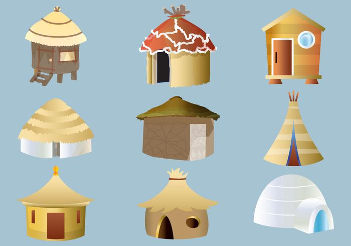Set of Cabana and Shack Vectors