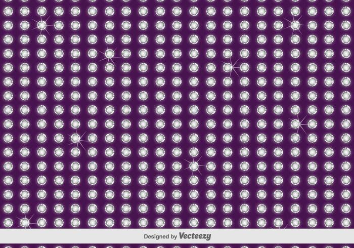 Purple Rhinestone Vector Pattern