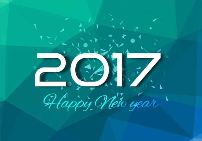 Free Vector New Year 2017 Background