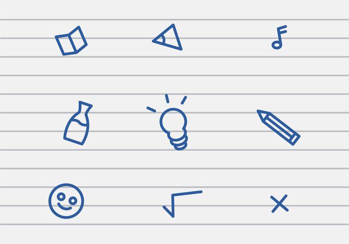 Vector School Stuff Icon Vector School Stuff Icon