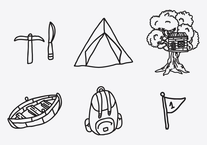 Country Adventures Vector Set Country Adventures Vector Set