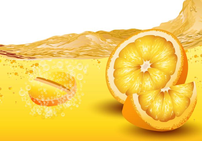 Citrus Flavored Effervescent Vector