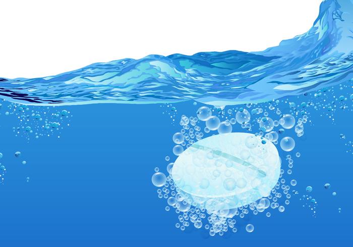 Blue Effervescent Vector