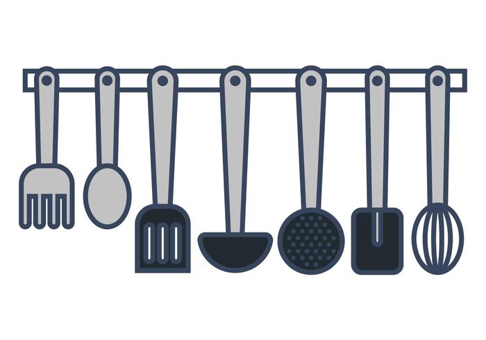 Cocina Utensils Vectors