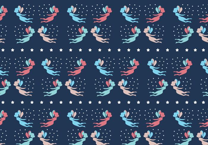 Pixie Stars Pattern vector