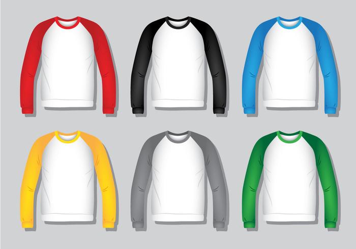 Raglan Shirt - Realistic vector