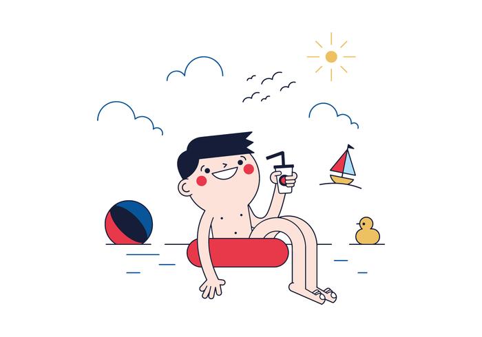 Free Swimming Vector