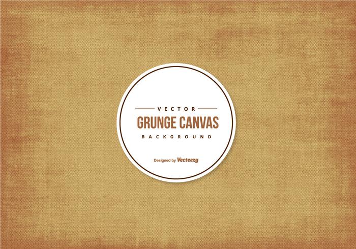 Grunge Canvas Texture Background vector