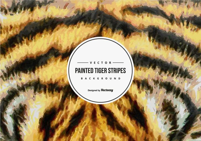 Painted Tiger Pattern Background Painted Tiger Pattern Background