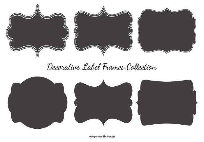 Blank Label Frames Collection Blank Label Frames Collection