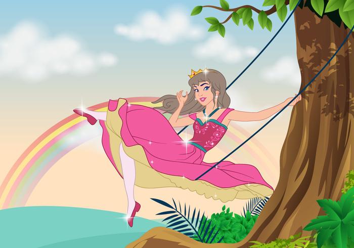 Swinging Princesa Vector 