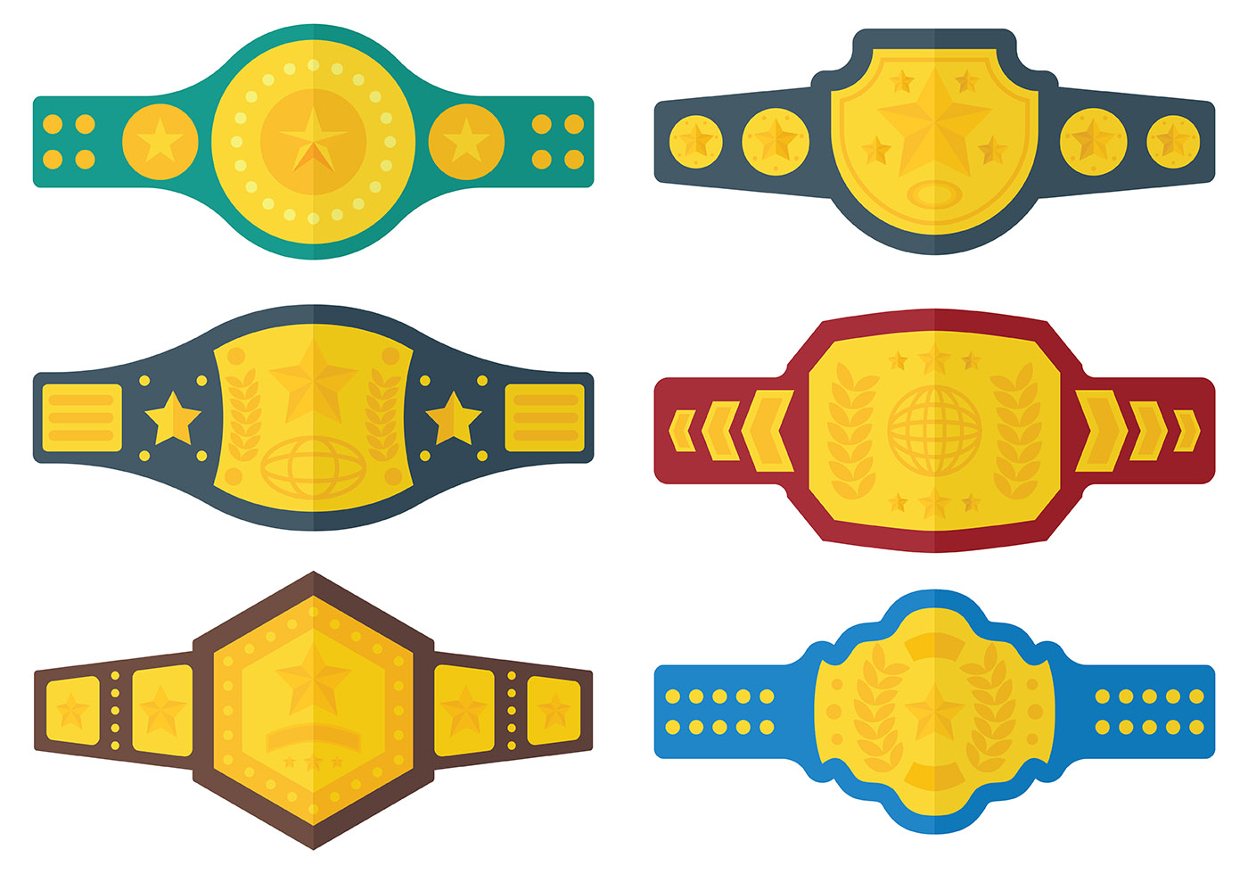 Championship Belt Design Template