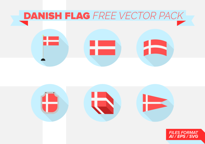 Danish Flag Free Vector Pack Danish Flag Free Vector Pack