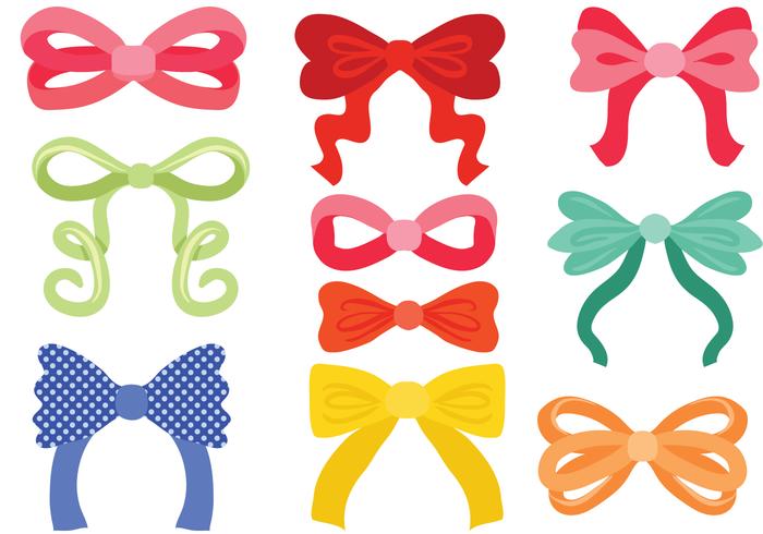 Free Hair Ribbon Vectors