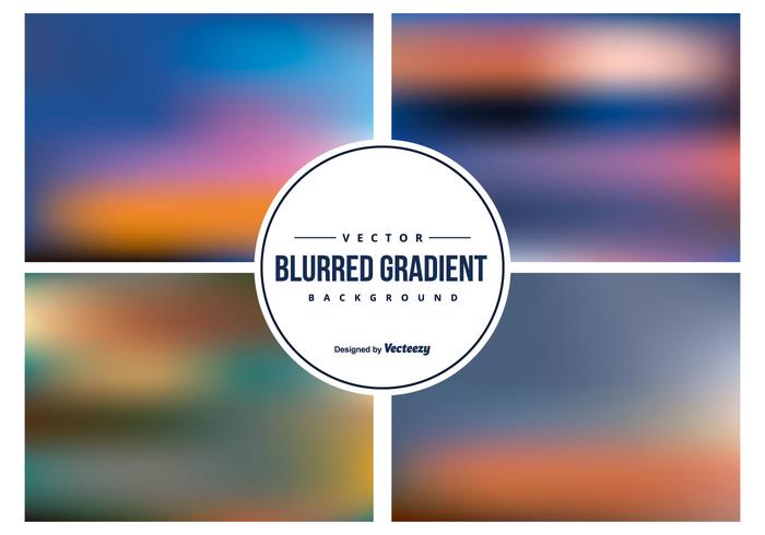 Colorful Blurred Backgrounds Collection vector