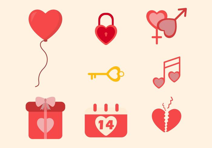 Flat Valentine Vectors