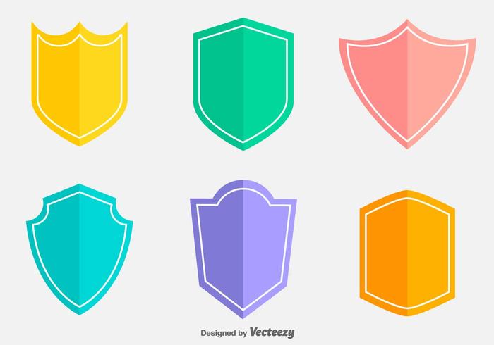 Blason Vector Flat Icons