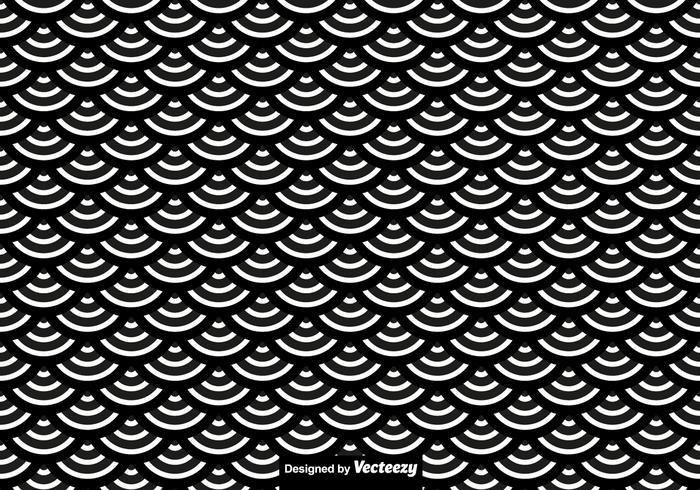 Vectorial Scales Seamless Pattern vector