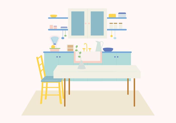 Vector Kitchen Illustration