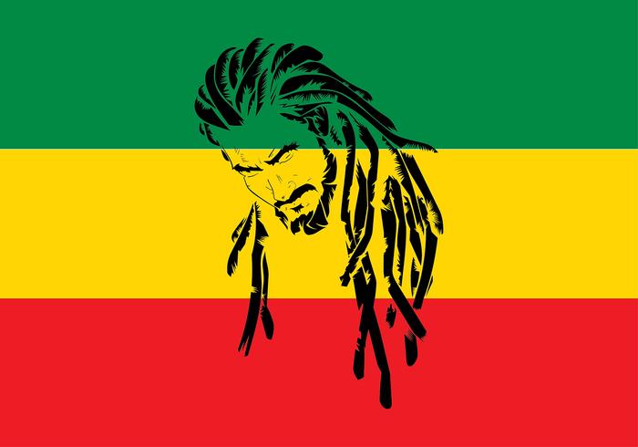 Teme rastafari vectorial libre vector