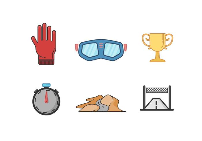 Mountain Bike Race Competition Vectors Mountain Bike Race Competition Vectors