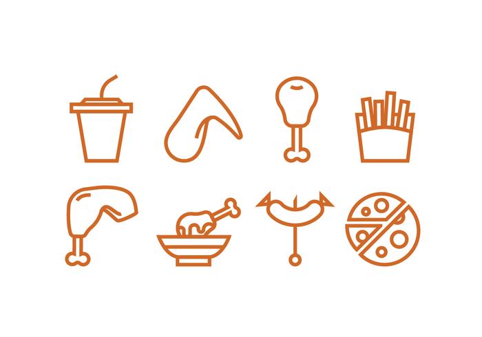 Lunch Meal Icon Vectors 