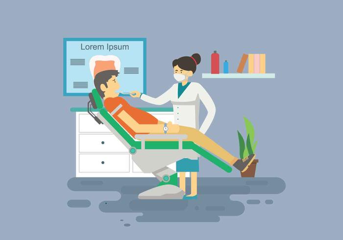 Free Scary Dentista Illustration Free Scary Dentista Illustration
